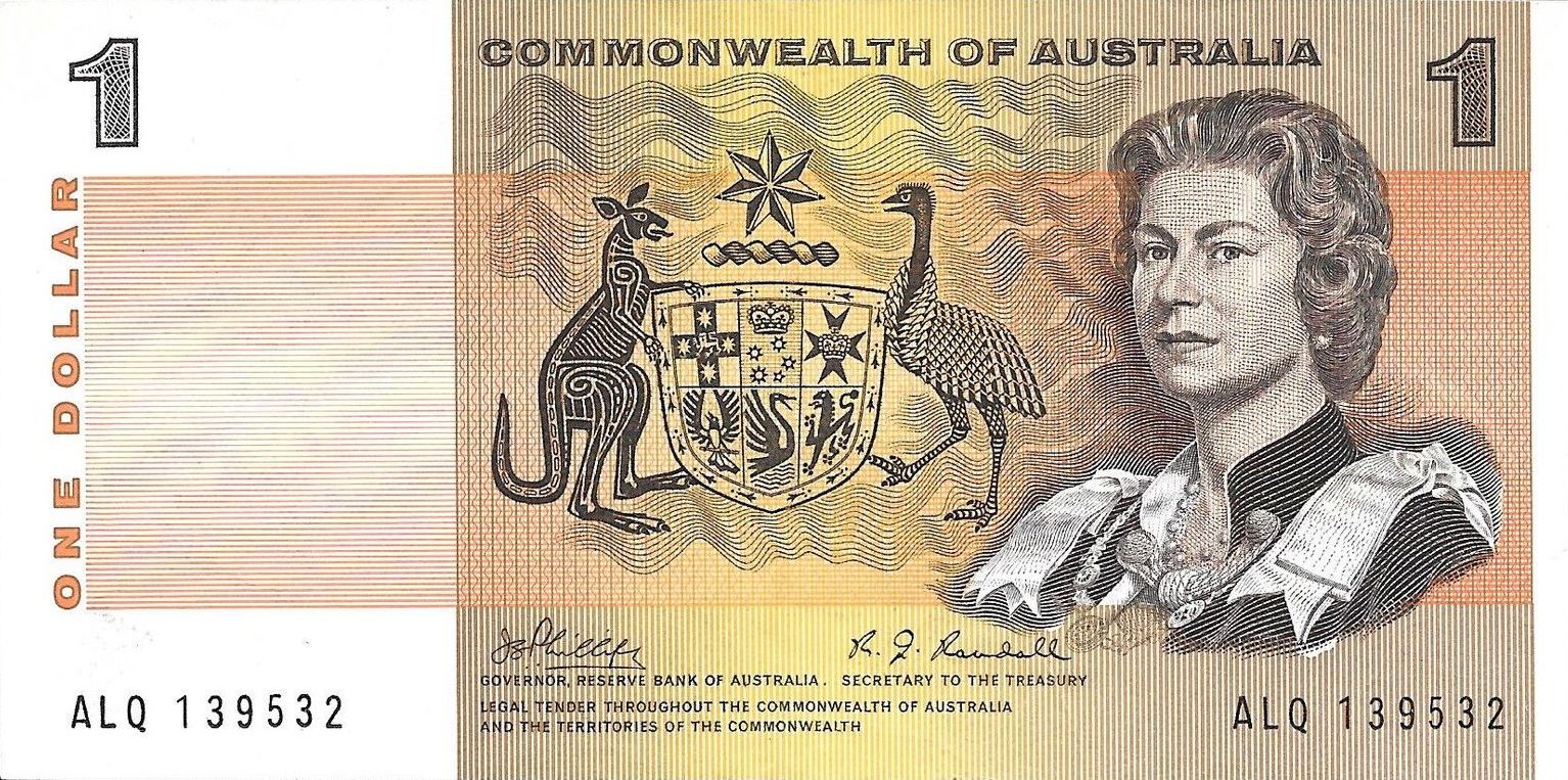 Australian one dollar coin representing casual loading pay rates