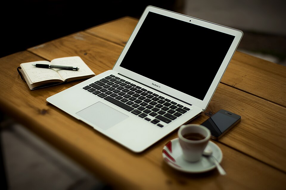 Home office desk setup relevant to the working from home tax deduction
